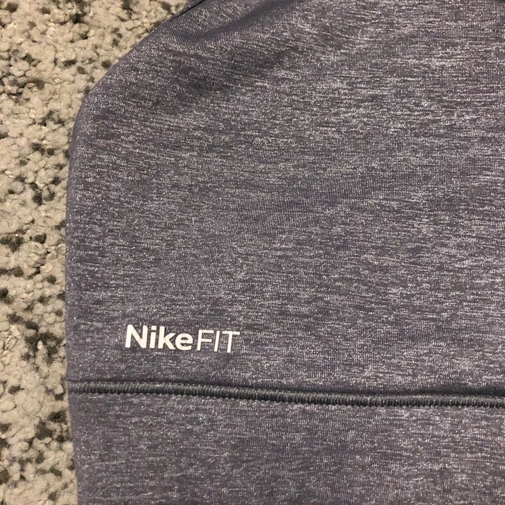 NikeFit Dry Gray & Black Sports Bra Size Medium